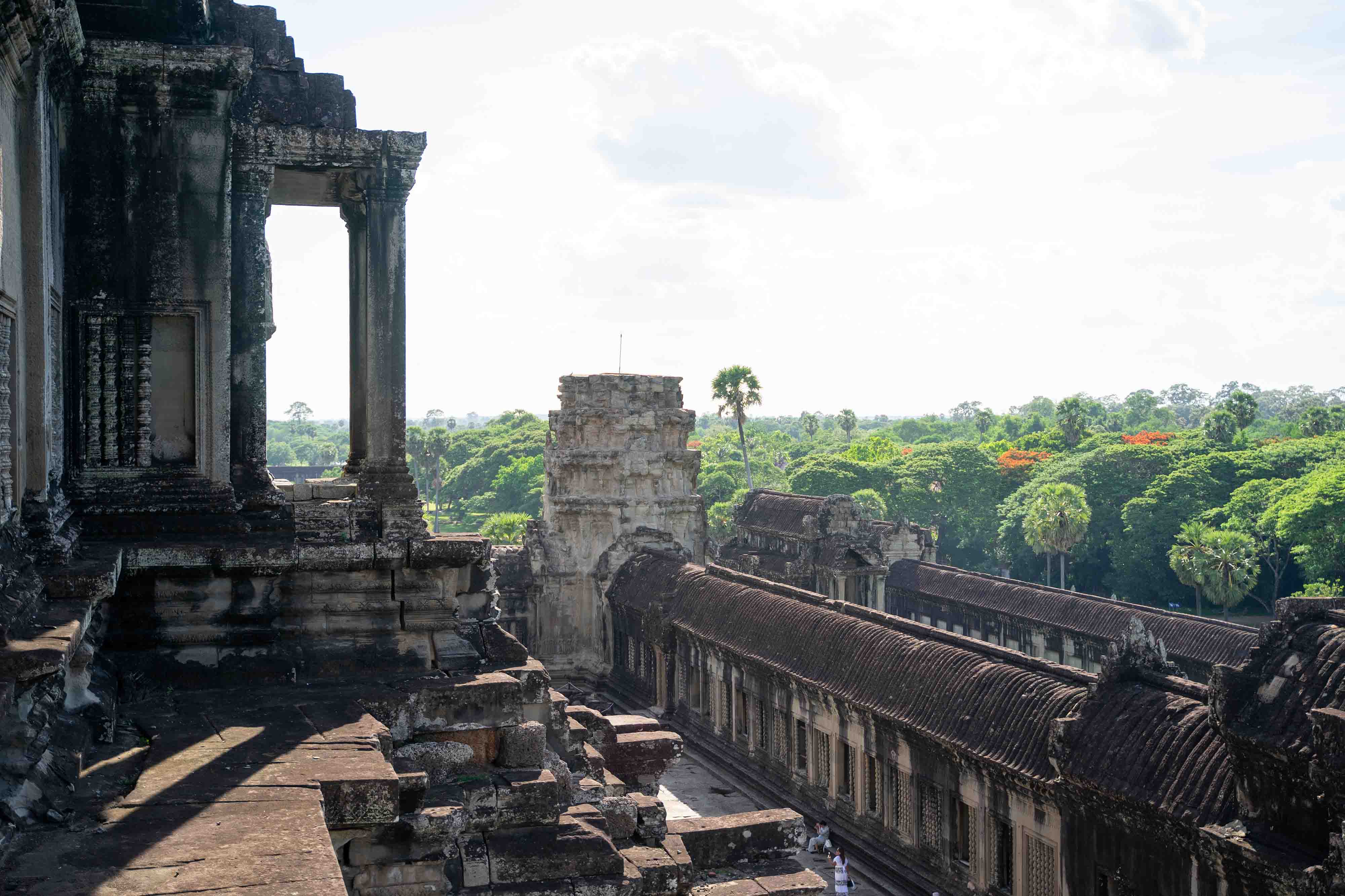 Angkor Wat aerial view, Siem Reap, Cambodia